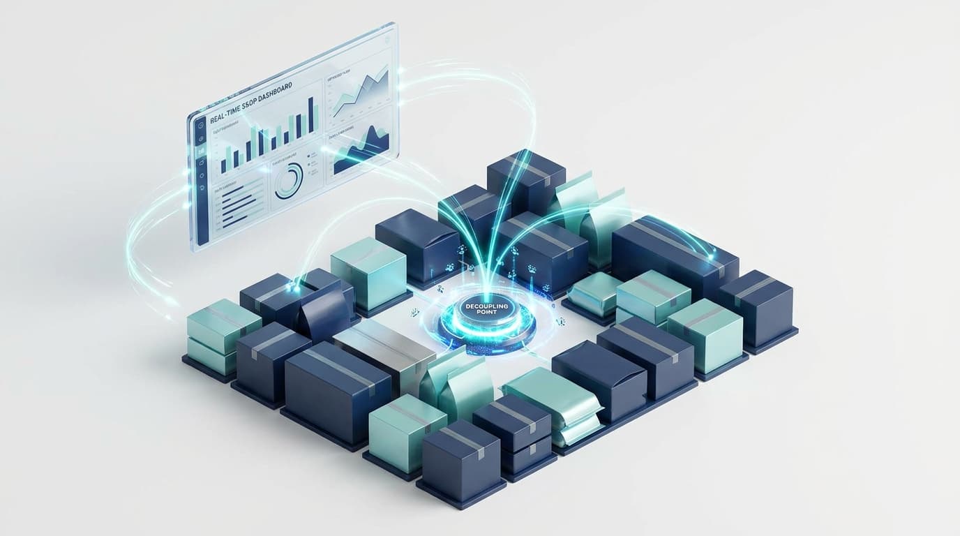 Điểm tách rời (Decoupling Point) trong SCM: Chìa khóa tối ưu tồn kho với AI