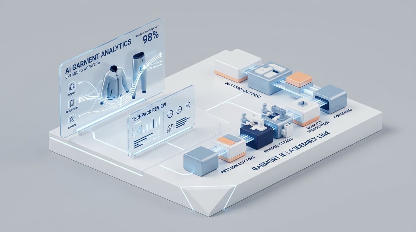 KB-IE-Design & KB-IE-Layout-Line: AI Agent vận hành chuyền may thông minh
